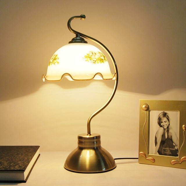 Rustic Bedroom Lamps
 Fashion vintage table lamp bedroom bedside lamp fashion