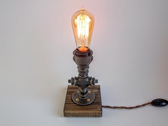 Rustic Bedroom Table Lamps
 Bedroom table lamp Plug in night light Rustic by