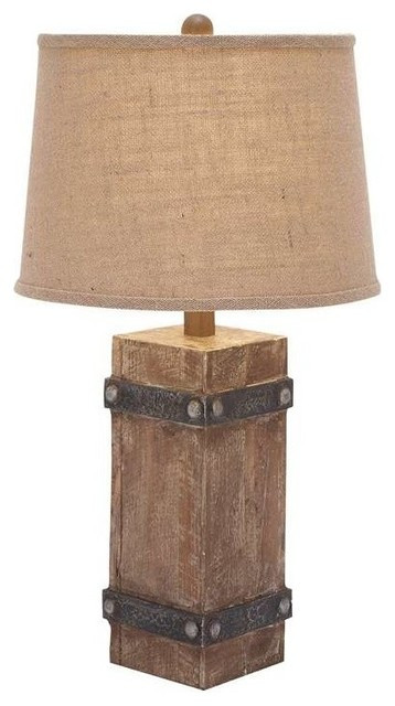 Rustic Bedroom Table Lamps
 Wooden Table Lamp