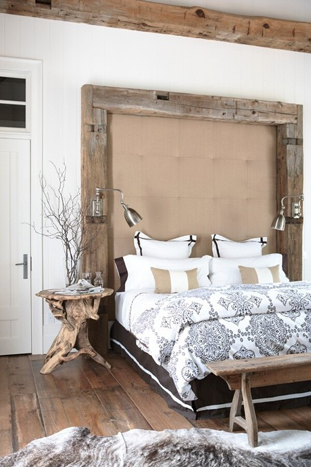 Rustic Chic Bedroom
 loft & cottage rustic chic bedroom