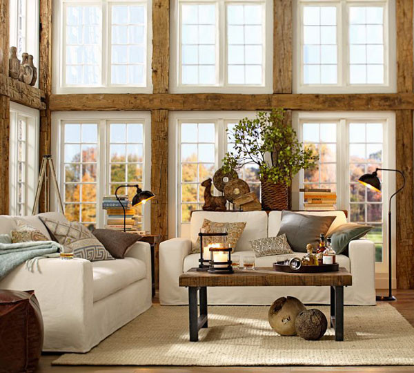 Rustic Chic Living Room
 Fifteen Ideas For Decorating Rustic Chic Rustic Crafts