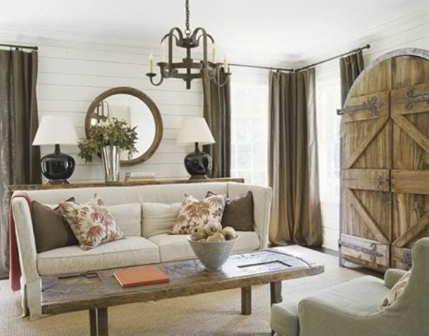 Rustic Chic Living Room
 55 Airy And Cozy Rustic Living Room Designs
