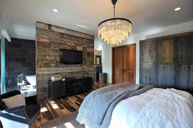 Rustic Glam Bedroom
 Rustic Glamour Rustic Bedroom los angeles by JRP