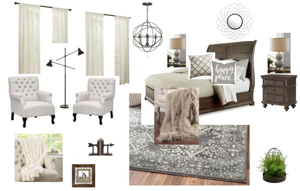 Rustic Glam Bedroom
 Self Styled