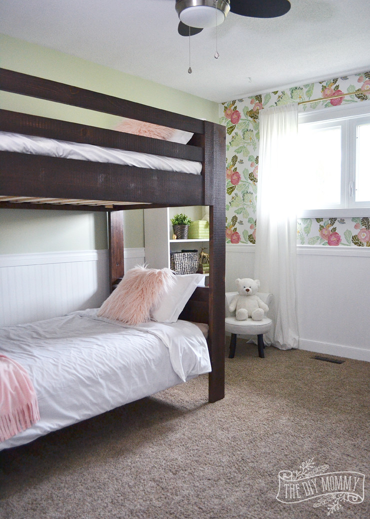 Rustic Glam Bedroom
 A Rustic Glam Double Kids’ Bedroom Reveal