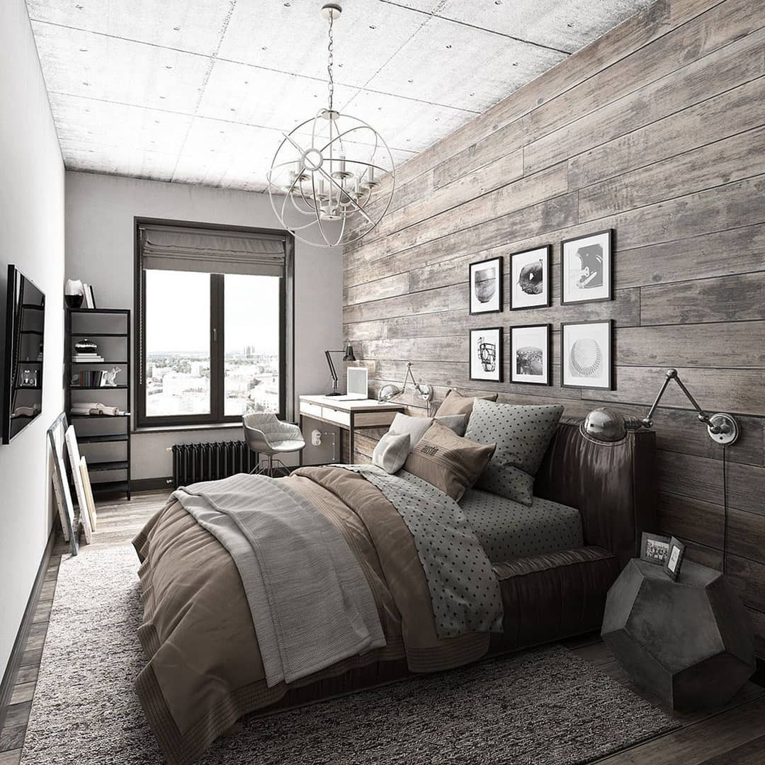 Rustic Industrial Bedroom
 50 Industrial Bedroom Design Ideas You Can Try In 2018