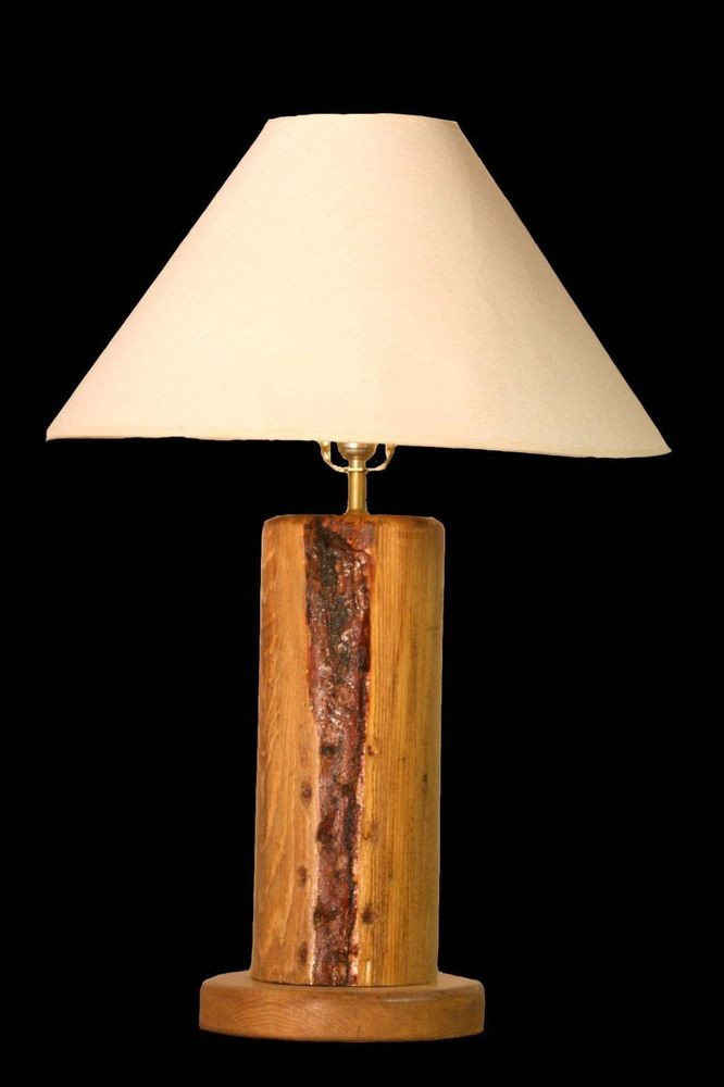 Rustic Lamps For Living Room
 Custom Rustic Country Western Lamp Cabin Log Wood Living