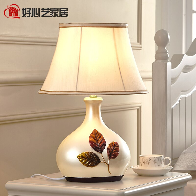 Rustic Lamps For Living Room
 Fashion rustic table lamp bedroom bedside lamp brief