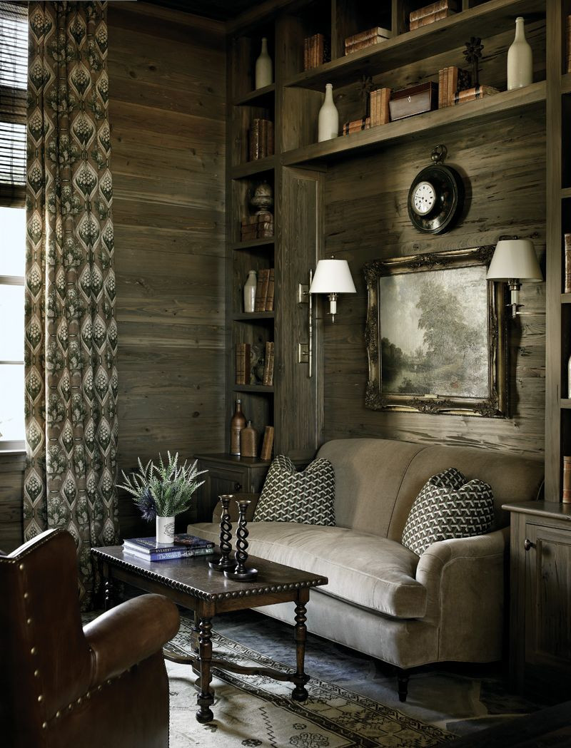Rustic Living Room
 DIY Fusion Styles Refined Rustic Living