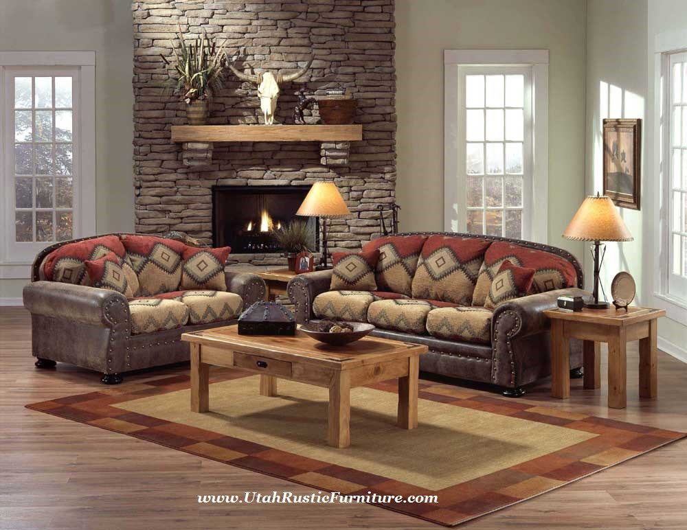 Rustic Living Room Furniture Sets
 Bradley s Furniture Etc Utah Rustic Living Room Furniture