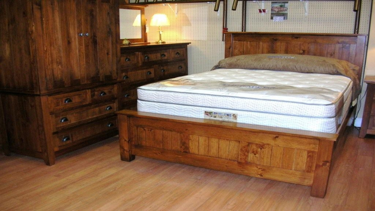 Rustic Pine Bedroom Furniture
 Furnisher bed designs rustic wood bedroom furniture