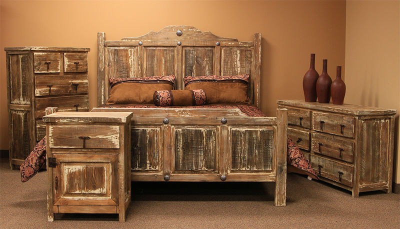 Rustic White Bedroom Furniture
 Dallas Designer Furniture