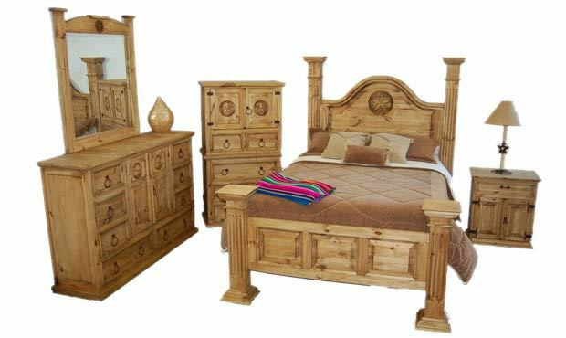 Rustic Wood Bedroom Sets
 Big Sky Bedroom Set Rustic King Queen Western Real Solid