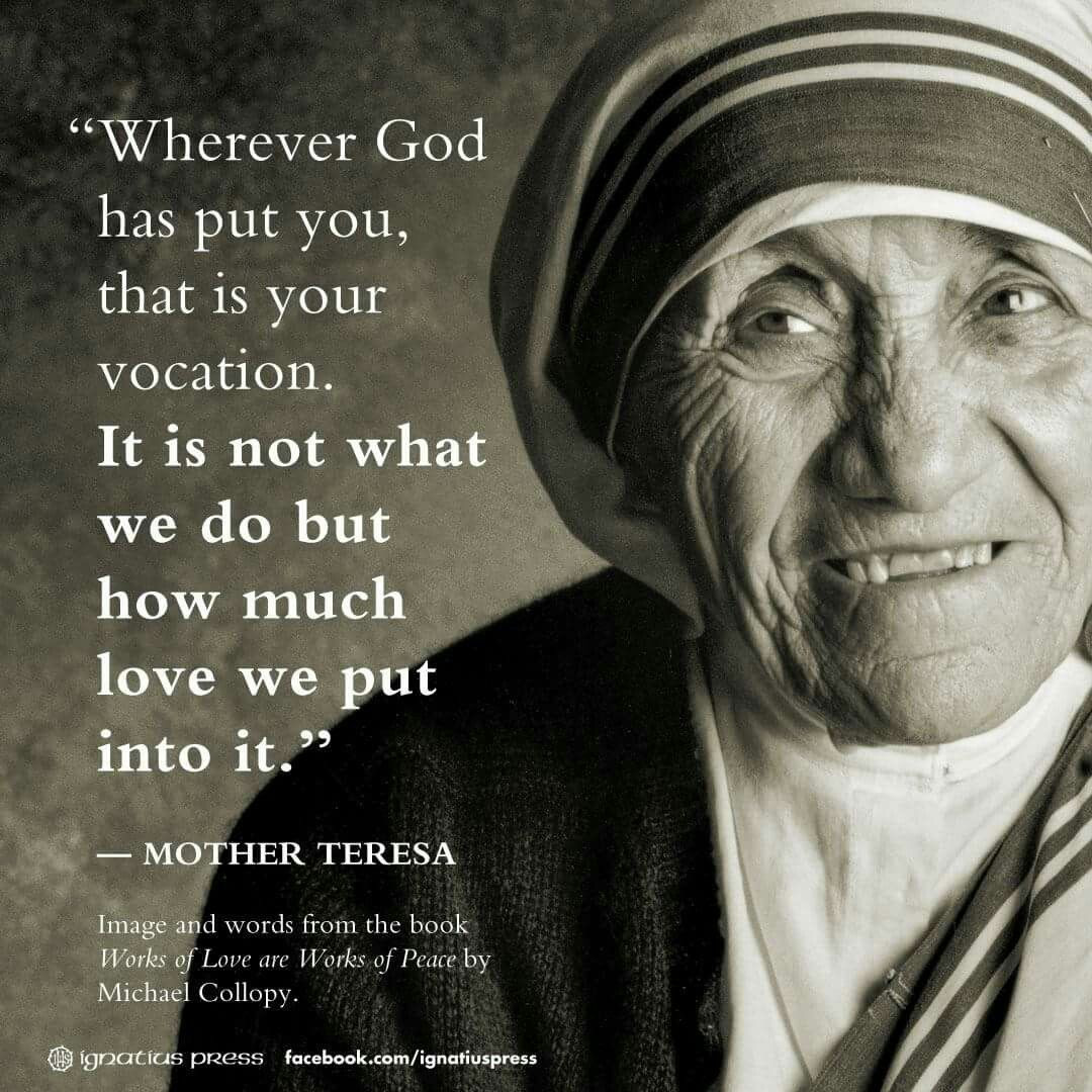 Saint Mother Teresa Quotes
 Mother Teresa quote More More