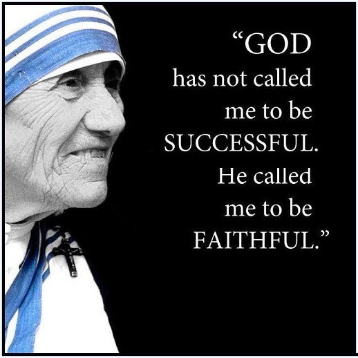 Saint Mother Teresa Quotes
 Never ending debate of religions — Catholic Saints