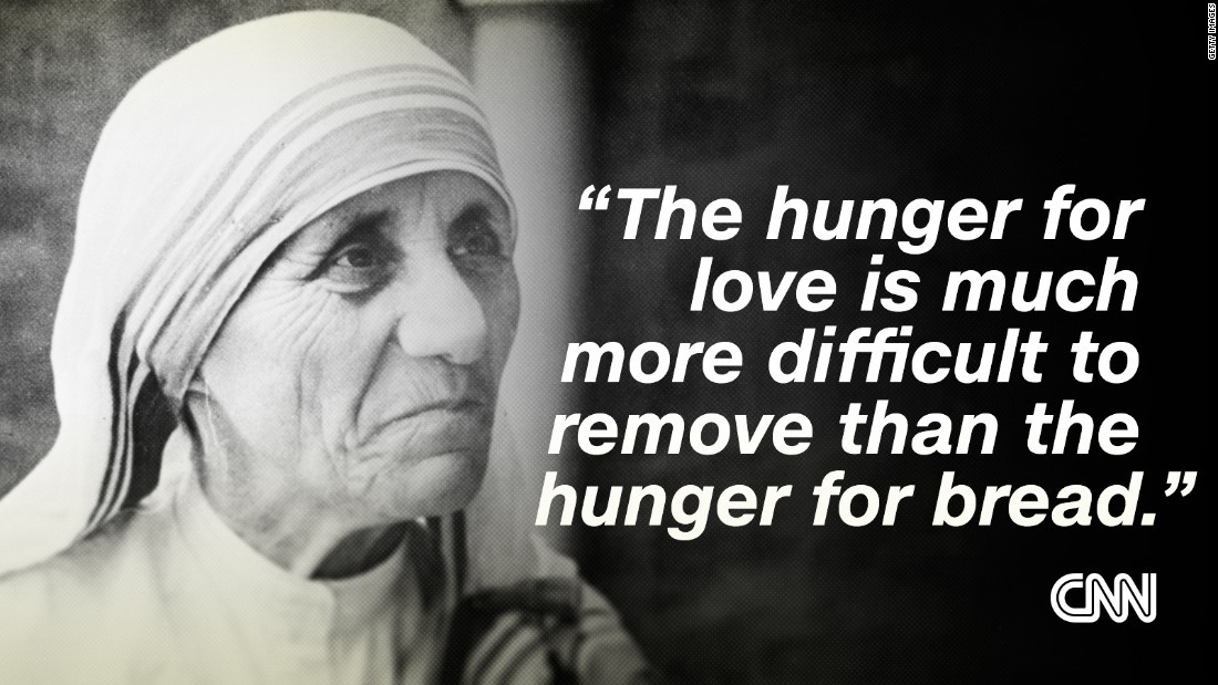 Saint Mother Teresa Quotes
 Mother Teresa s most inspiring quotes