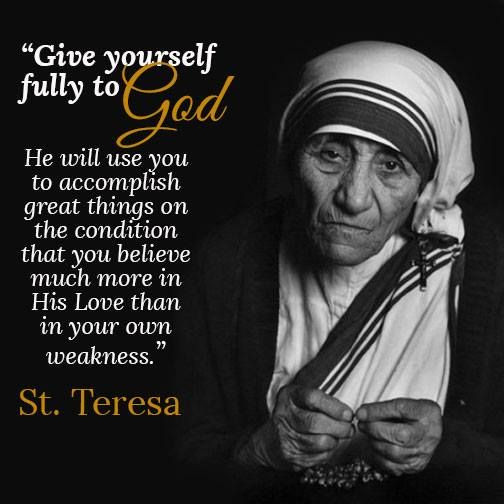 Saint Mother Teresa Quotes
 Pin by mark anthony on Quotes