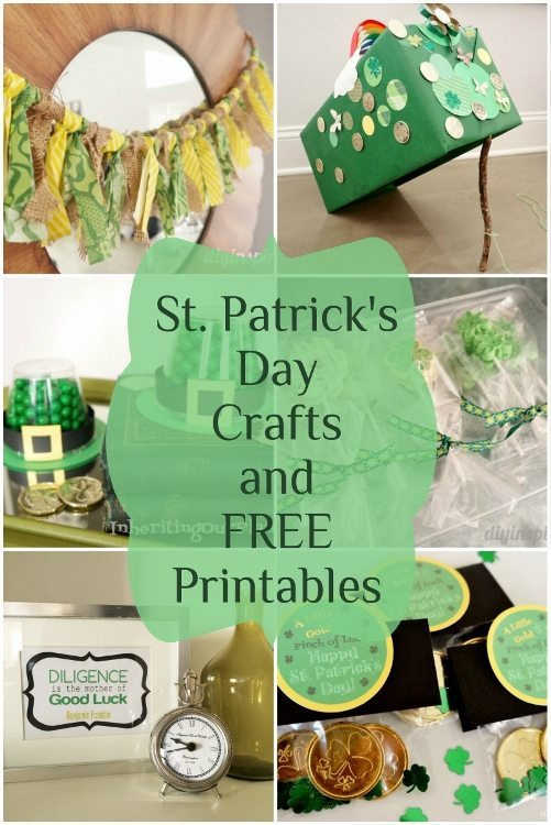 Saint Patrick's Day Crafts
 St Patrick’s Day Crafts and Printables DIY Inspired