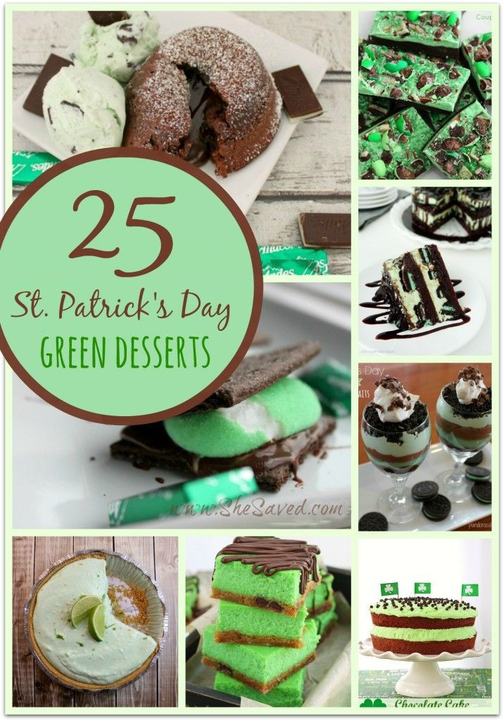 Saint Patrick'S Day Desserts
 25 St Patrick s Day Green Desserts