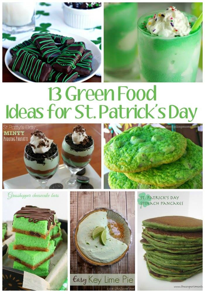 Saint Patrick's Day Food Ideas
 13 Easy Green Recipes For St Patrick s Day Foods