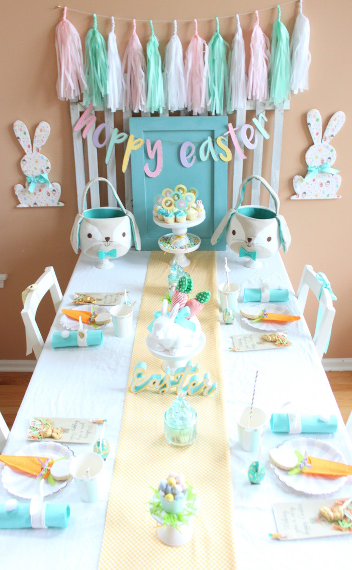 School Easter Party Ideas
 Kara s Party Ideas Hoppy Easter Party for Kids