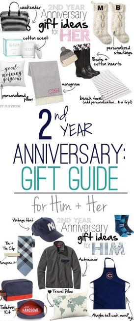 Second Anniversary Gift Ideas For Him
 2nd Anniversary Gift Ideas for Him and Her