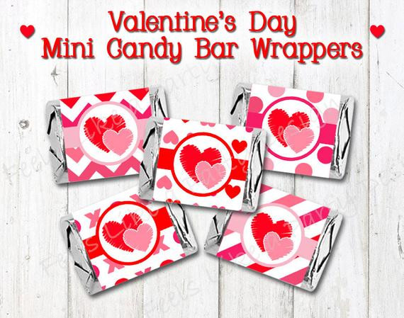 See'S Candy Valentines Day
 Valentine s Day Mini Candy Bar Wrappers Instant Download