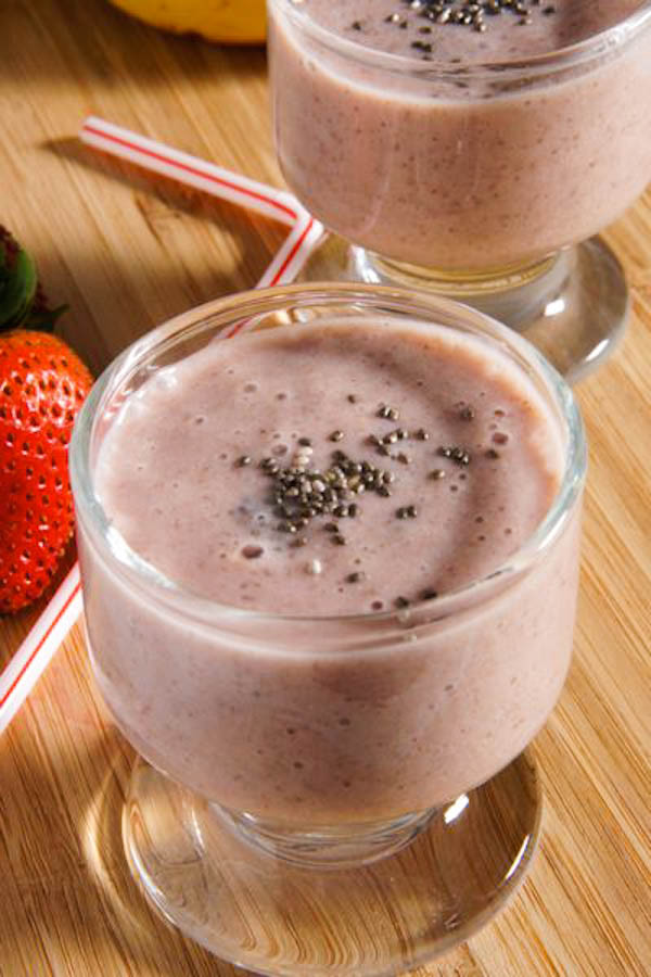 Seeds For Smoothies
 Banana Strawberry Smoothie With Chia Seeds citronlimette