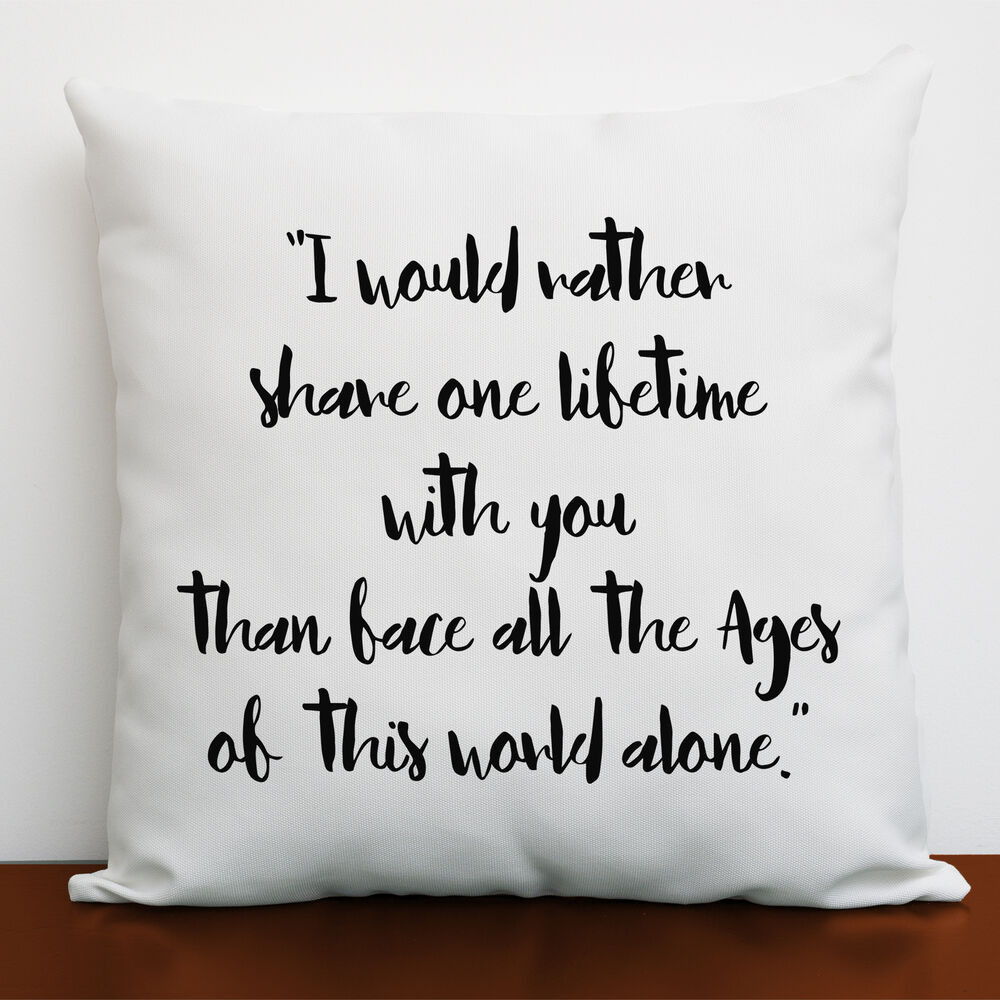 Sentimental Gift Ideas For Girlfriend
 LOTR Romantic Cushion Cover Lord of The Rings Decor LOTR