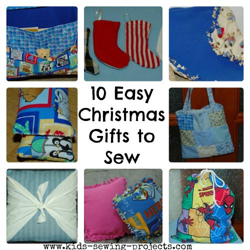 Sewing Gifts For Kids
 Easy Christmas ts to sew