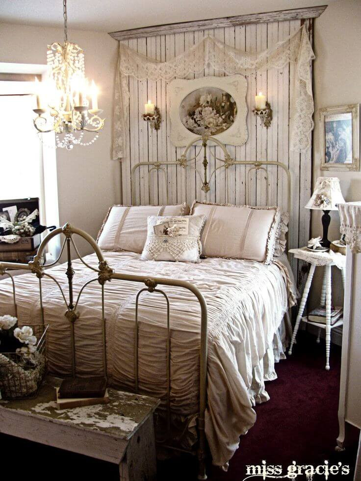 Shabby Chic Bedroom Wall Decor
 35 Best Shabby Chic Bedroom Design and Decor Ideas for 2017