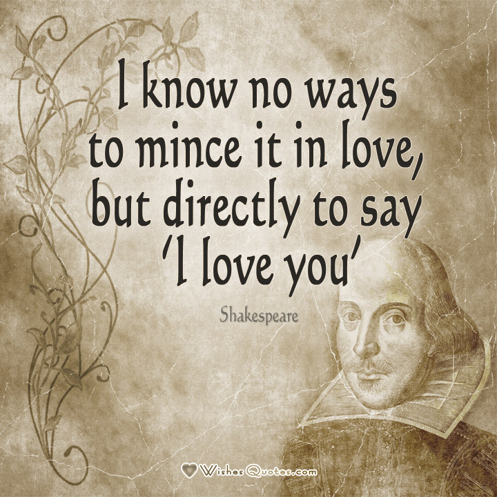 Shakespeare Romantic Quotes
 Shakespeare Love Quotes QuotesGram