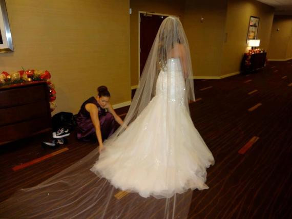 Sheer Wedding Veils
 Bridal Veil Swarovski Crystal Rhinestone Sheer 135 Inch by