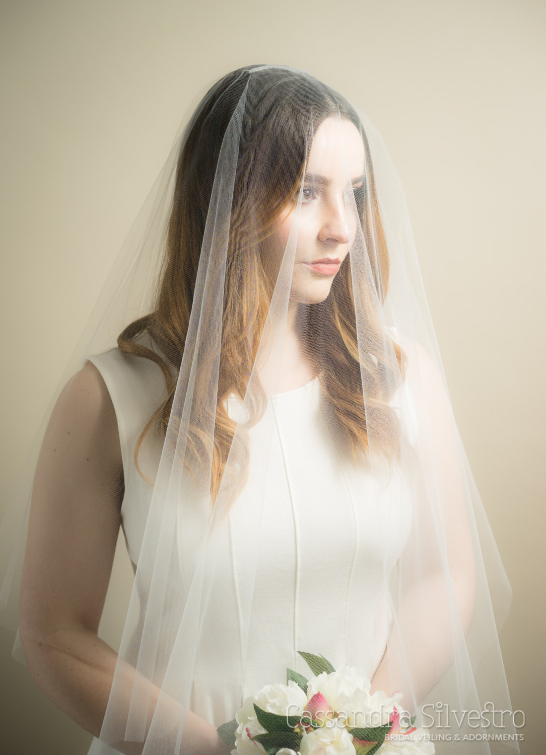 Sheer Wedding Veils
 Sheer Drop Illusion Wedding Veil Blusher Veil Bridal Veil