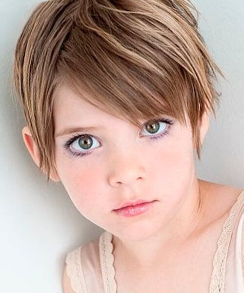Short Haircuts For Kids
 Pixie short hairstyle for little girls