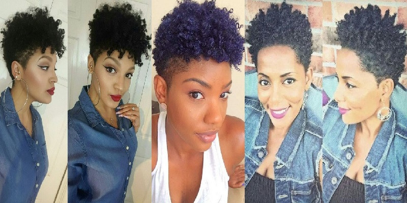 Short Natural Black Hairstyles 2020
 Short Tapered Natural Black Hairstyles 2018 2019