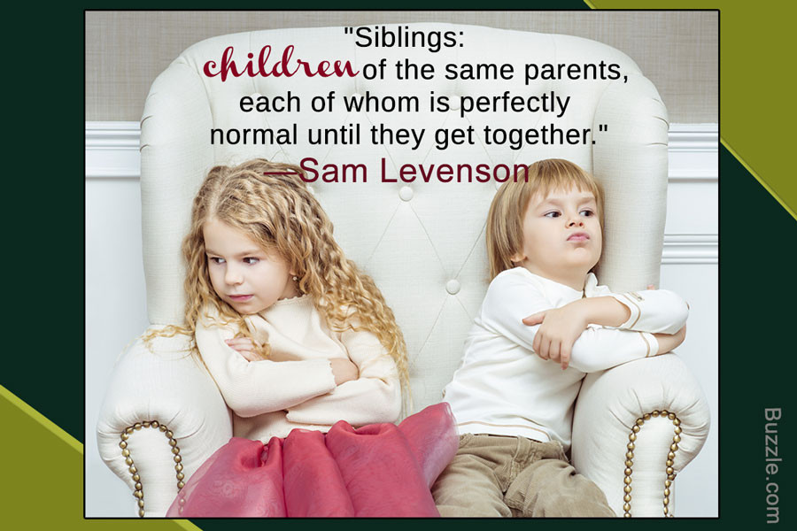 Sibling Relationships Quotes
 36 Wonderful Quotes and Sayings About the Love of Siblings