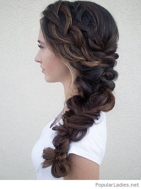 Side Hairstyles For Long Hair Wedding
 Awesome side braid for wedding
