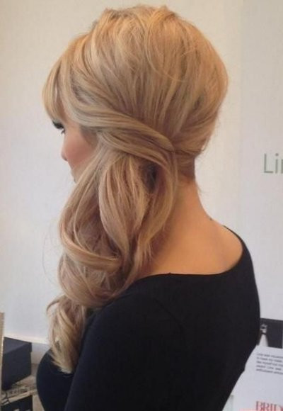 Side Swept Prom Hairstyles
 Half Updo Prom Hairstyles 2015 For Long Hair