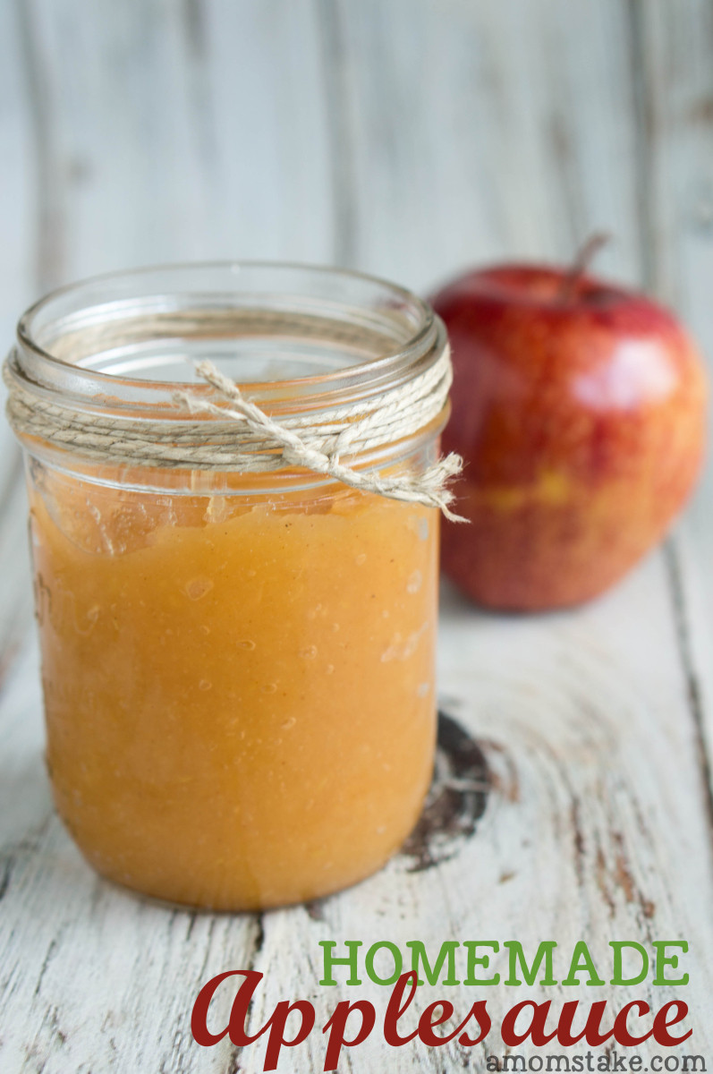 Simple Applesauce Recipe
 Easy Homemade Applesauce Recipe A Mom s Take
