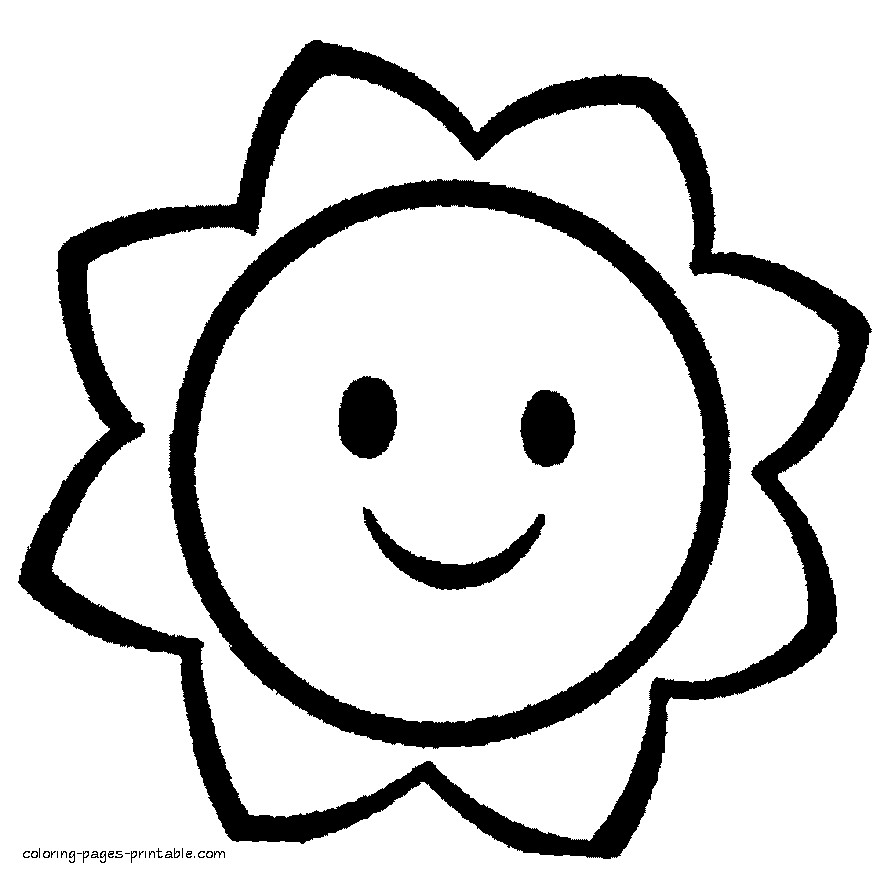 Simple Coloring Pages For Toddlers
 Kindergarten Coloring Pages Easy Coloring Home