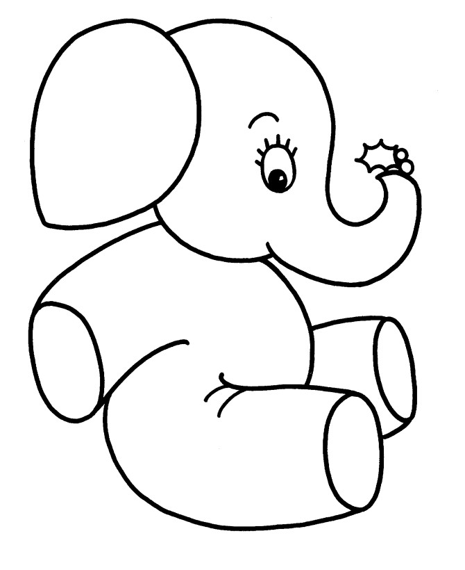 Simple Coloring Pages For Toddlers
 Easy Coloring Pages