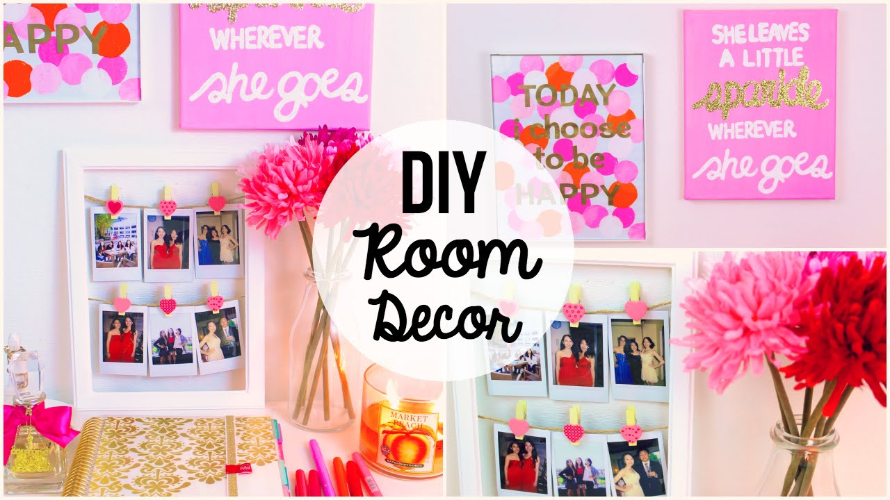 Simple DIY Room Decor
 DIY Room Decor 2015 ♡ 3 Easy & Simple Wall Art Ideas