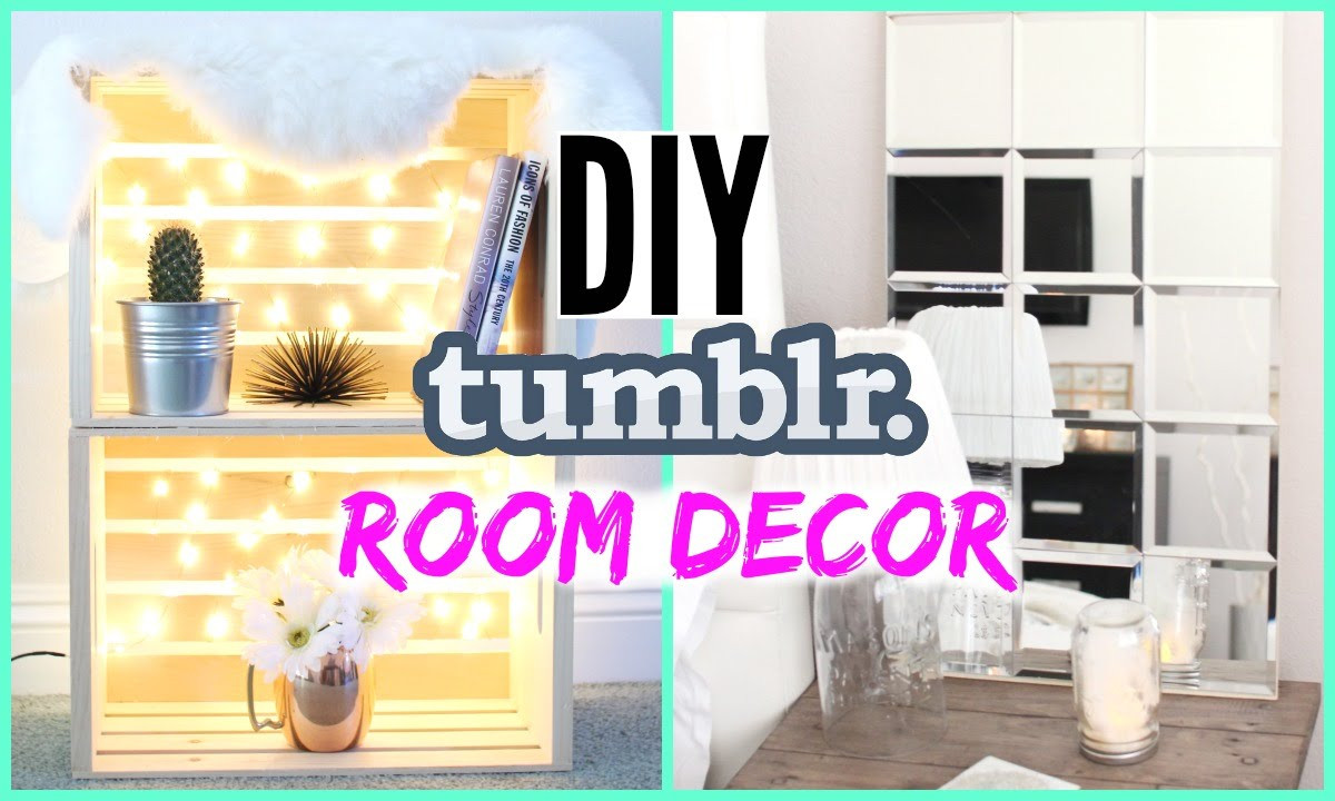 Simple DIY Room Decor
 DIY Tumblr Room Decor Cheap & Simple
