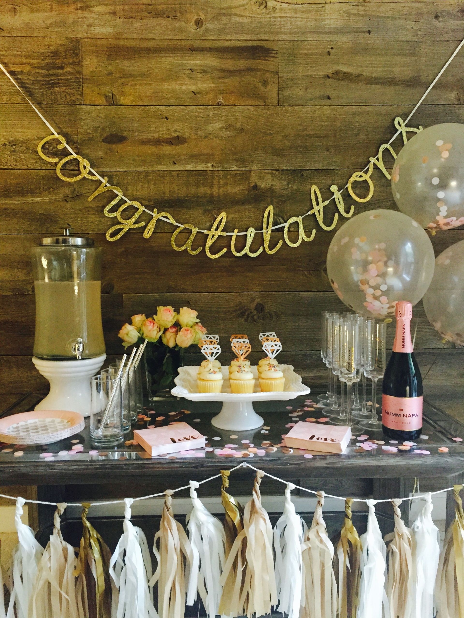 Simple Engagement Party Ideas
 Our adorable "Love is in the Air" Bridal Shower Engagement