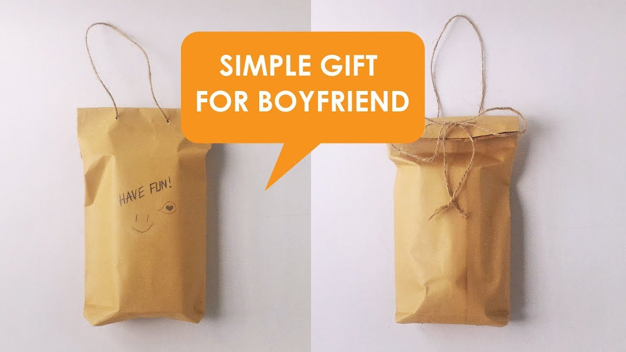 Simple Gift Ideas For Boyfriend
 Simple t for boyfriend