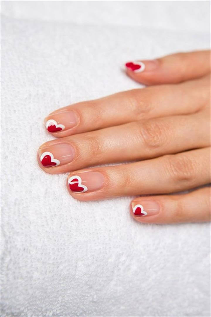 Simple Heart Nail Designs
 25 The Best Heart Shaped Designs