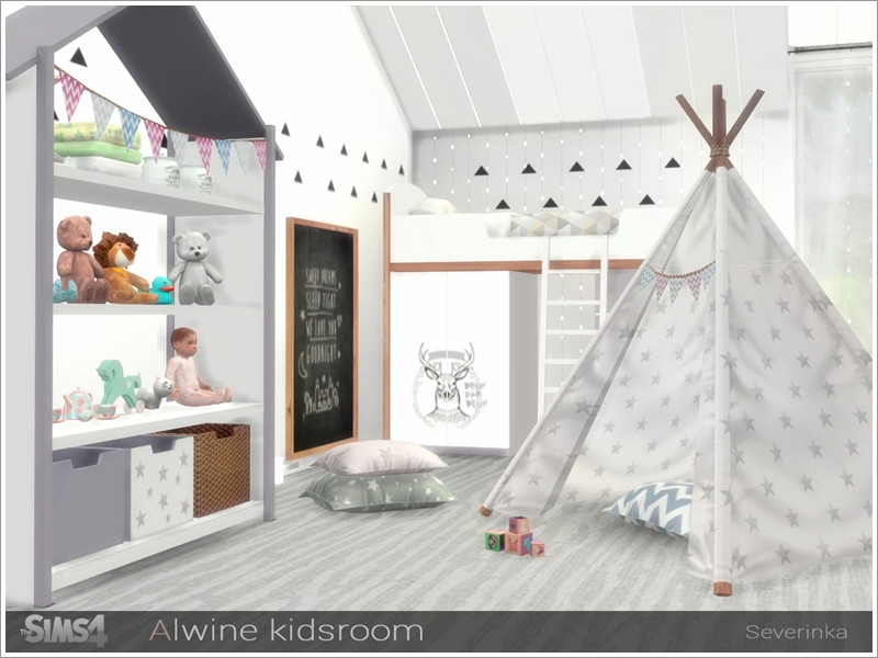 sims 4 cc kids room and clothes