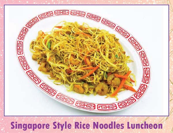 Singapore Style Rice Noodles
 Gallery – Golden Chopsticks line