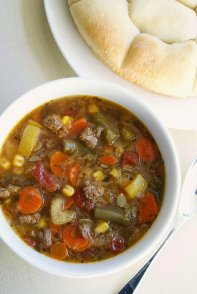 Slow Cooker Beef Vegetable Soup
 Slow Cooker Ve able Beef Soup